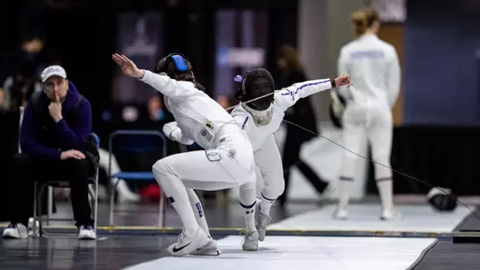 March 19, 2026, South Bend, IN: Northwestern Fencing competes in the 2025 NCAA Fencing Championships at Castellan Family Fencing Center in South Bend, IN on Thursday, March 19, 2026. (Photo by Ryan Kuttler/Northwestern Athletics)