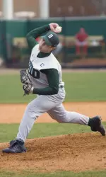 Baseball Earns Split at Ball State Image