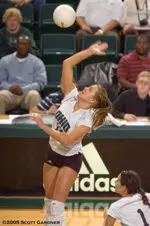 Volleyball Suffers Setback at Wisconsin Image