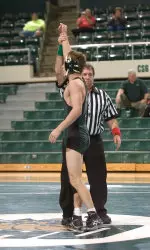 Wrestling Earns Win over West Virginia, 22-16 Image