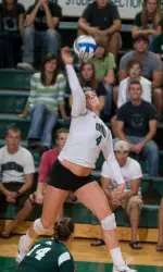 Volleyball Nipped by Yale in First Round of NCAA Championship Image