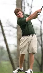 Pair of Juniors Lead Men's Golf into Third Place at MAC Championships Image