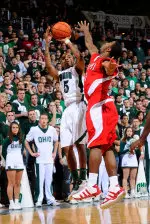 `Cats Edged by RedHawks in Triple OT Classic Image