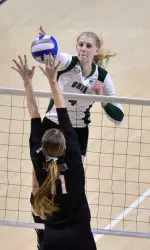 @Ohio_Volleyball Sweeps Way To 10-0 MAC Start Image