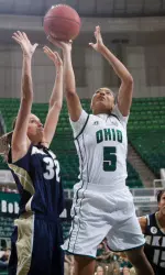 @OhioWBasketball Topples Titans, 60-57 Image