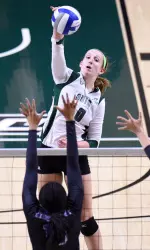 @Ohio_Volleyball's Comeback Falls Short At Dayton Image