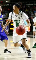 Lampkins' Double Double Leads @OhioWBasketball Past La Salle, 74-63 Image