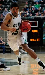 Ohio Defeats Ball State, 76-64, Advances To Second Round Of MAC Tourney Image