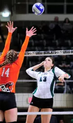 @Ohio_Volleyball Sweeps Bowling Green, Posts 20th Win Image