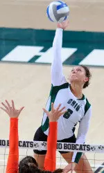@Ohio_Volleyball Starts @MACSports Play Off With Sweep Of Bowling Green Image