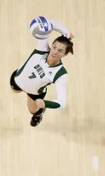 @Ohio_Volleyball Stuns Xavier in Comeback Image
