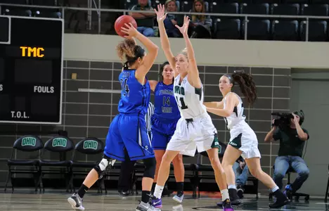 @OhioWBasketball Downs Thomas More 87-50 in Exhibition Image