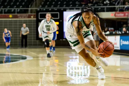 Bobcats Battle, But Fall 74-61 to No. 25 Michigan Image