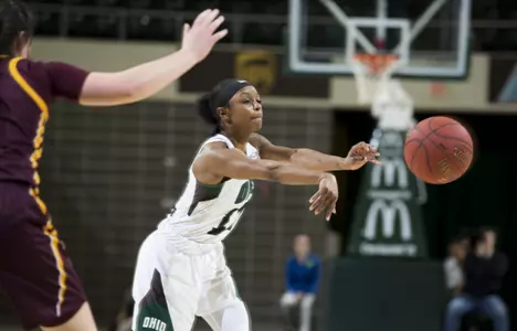 @OhioWBasketball Falls to MAC-Leading CMU, 70-64 Image