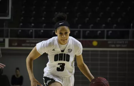 Lampkins' 30 Leads @OhioWBasketball Back to Cleveland; Down EMU, 63-49 Image
