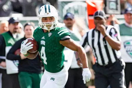 Ohio Football Bests Bowling Green For Homecoming Victory Image