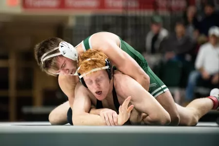 Ohio Wrestling Battles Back For Thrilling Win At Northern Illinois Image