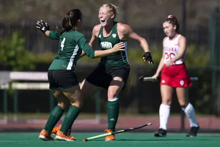 Ohio Field Hockey wins thrilling game over Indiana, 2-1 in OT. Image