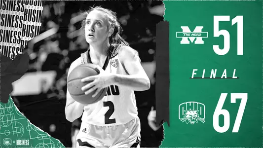 Ohio Women's Basketball Defeats Marshall, 67-51 Image