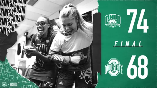 Ohio Women's Basketball Defeats Ohio State, 74-68 Image