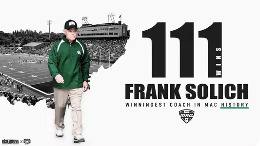 Ohio Football Blasts Bowling Green to Give Solich MAC Wins Record Image