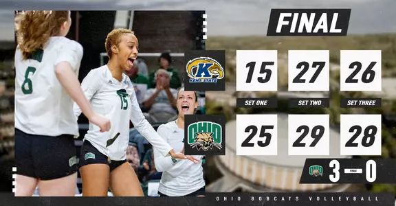Ohio Volleyball Sweeps Kent State Image