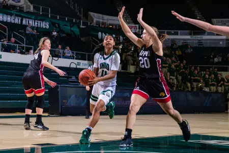 Ohio Women's Basketball Defeated by Texas On the Road Image