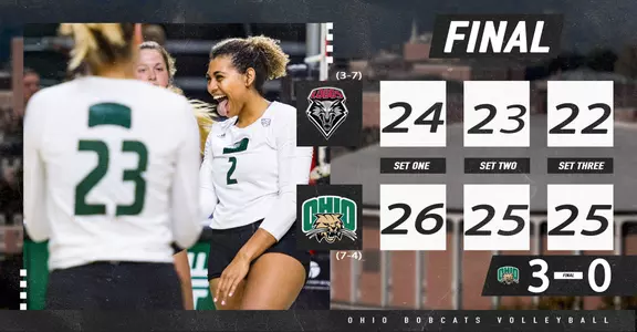 Ohio Volleyball Sweeps Charleston in Bobcat Invitational presented by Texas Roadhouse Image
