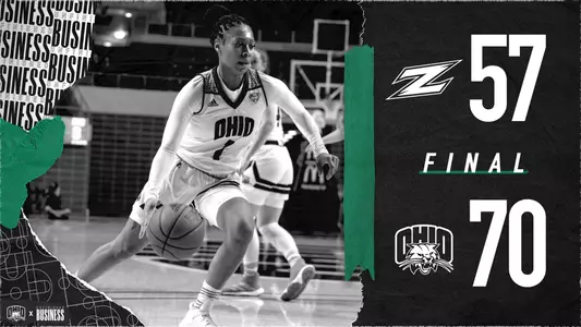 Ohio Women's Basketball Defeats Akron, 70-57 Image