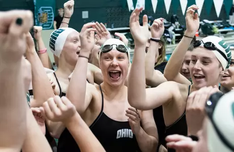 Ohio Swimming & Diving Closes 2019-20 Home Schedule by Beating Marshall on Senior Night Image