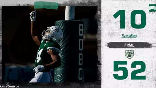 Ohio Football Rolls to Win Over Bowling Green Image