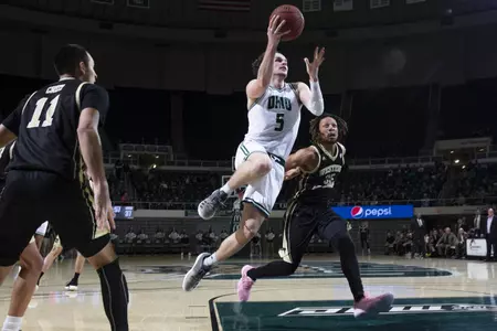Preston, Vander Plas Lead Ohio Men's Basketball Over Western Michigan, 73-61 Image