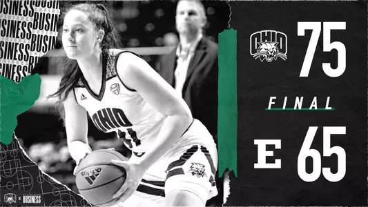 Ohio Women's Basketball Takes Down EMU, 75-65 Image
