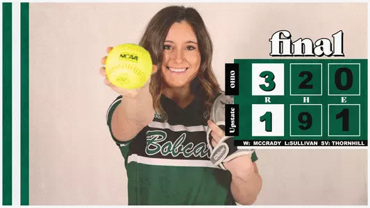 Yun Powers Ohio Softball Past USC Upstate, 3-1 Image