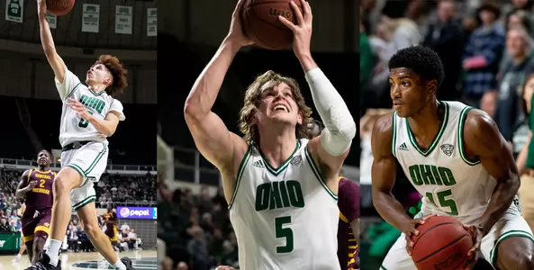 Three Ohio Men's Basketball Members Earn MAC Postseason Honors Image