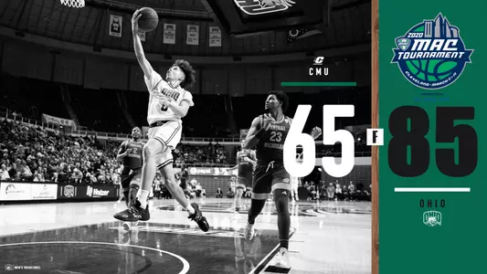No. 8 Ohio Men's Basketball Punches Ticket to Cleveland with 85-65 Victory over No. 9 CMU Image
