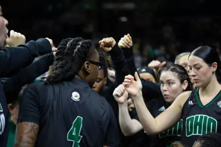 Ohio women's basketball pregame