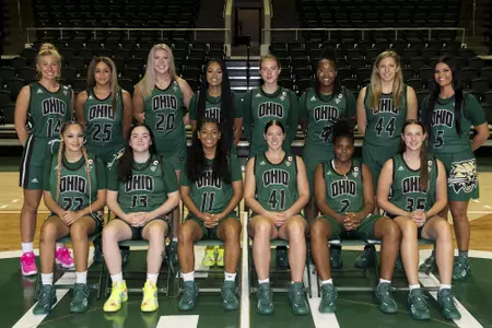Ohio women's basketball team photo