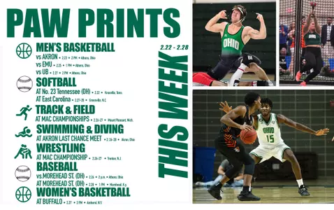 PAW PRINTS: The Week Ahead in Ohio Athletics Image