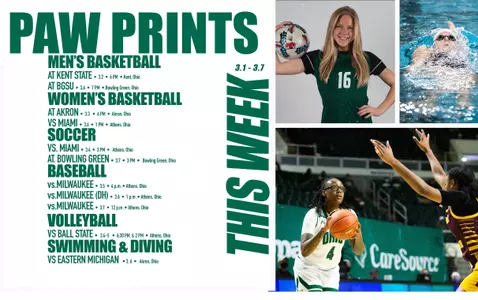 PAW PRINTS: The Week Ahead in Ohio Athletics Image