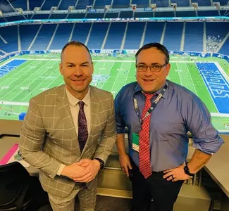 Russ and Rob at Ford Field