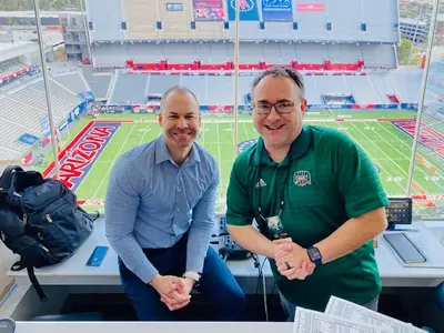 Russ + Rob at Arizona Bowl, 2022