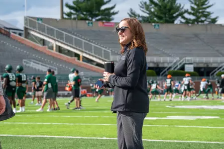Julie Cromer at Peden Stadium