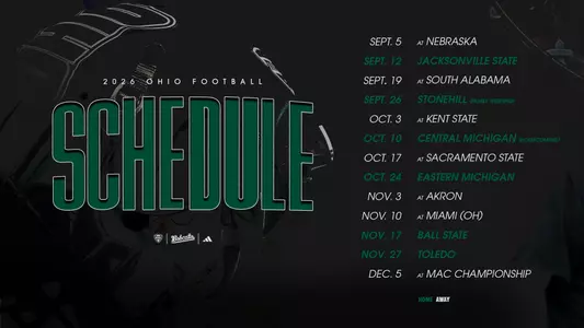 2026 Football Schedule Graphic