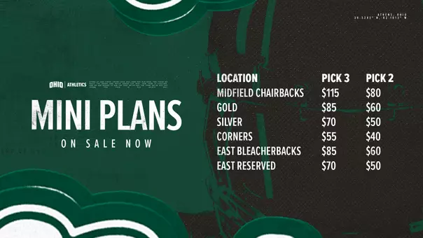 Athletics Mini Plans on Sale Now