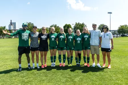 WSOC Seniors with Coaches