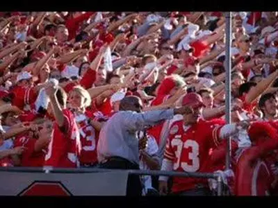 Ohio State Athletics Director with fans