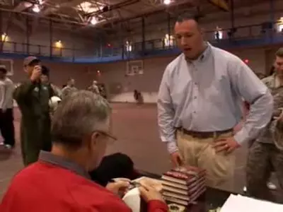 Coach Jim Tressel on Middle East Tour to Visit and Thank U.S. Troops