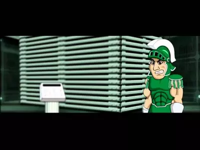 Scarlet Avenger vs. Sparty