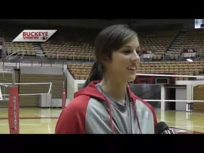 Emily Danks Breaks OSU Career Ace Record